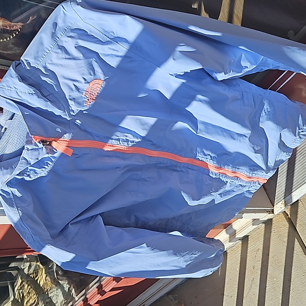 The North Face hooded rain jacket